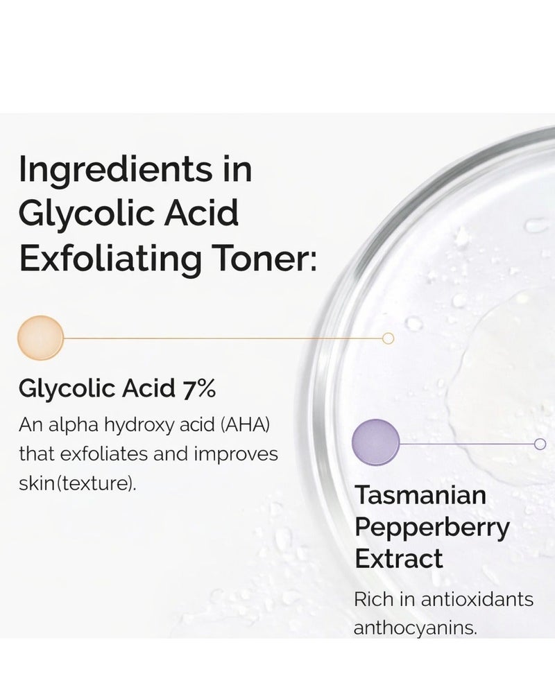 BORTONY Glycolic Acid 7% Exfoliating Toner - Image 4